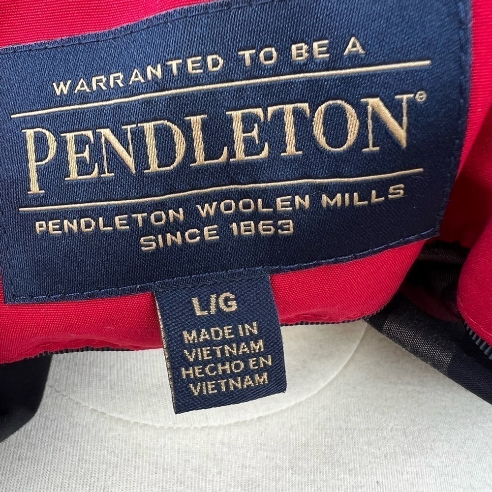 Pendleton Ladies' Trench Coat Large RED Waterproof And Breathable (S) - Picture 11 of 14